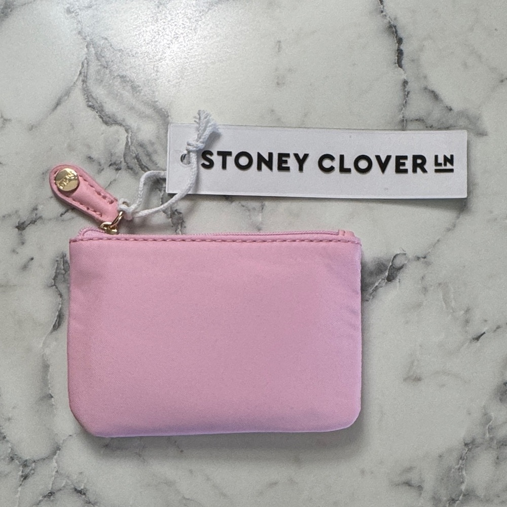 Stoney Clover Lane Light Pink Coin Pouch